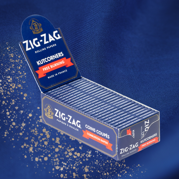 Zig-Zag® Blue "Free Burning" Kutcorners